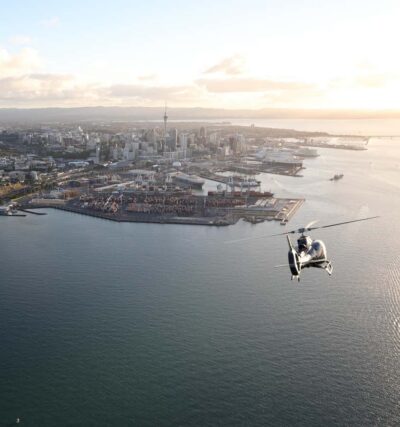 Auckland: 20min Helicopter scenic flight - City & Volcanoes - Harbour Bridge to Eden Park: getting your bearings fast