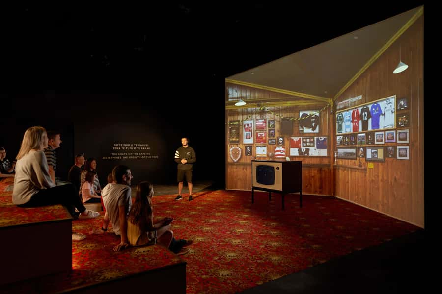 Auckland: All Blacks Experience Guided Cultural Tour - Replica changing rooms and rugby zones you can actually play