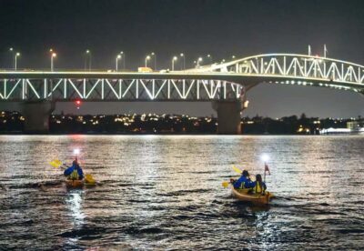 Auckland: City Lights Night Kayak Tour - St Mary’s Bay to Westhaven Marina: Auckland from the waterline