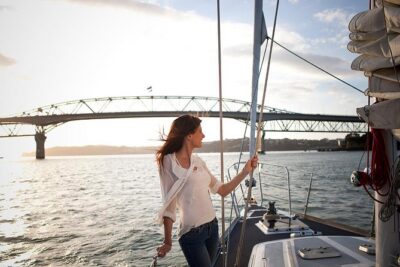 Auckland Harbour Sailing Experience - The Waitematā Harbour route: Auckland Bridge, Westhaven, Devonport
