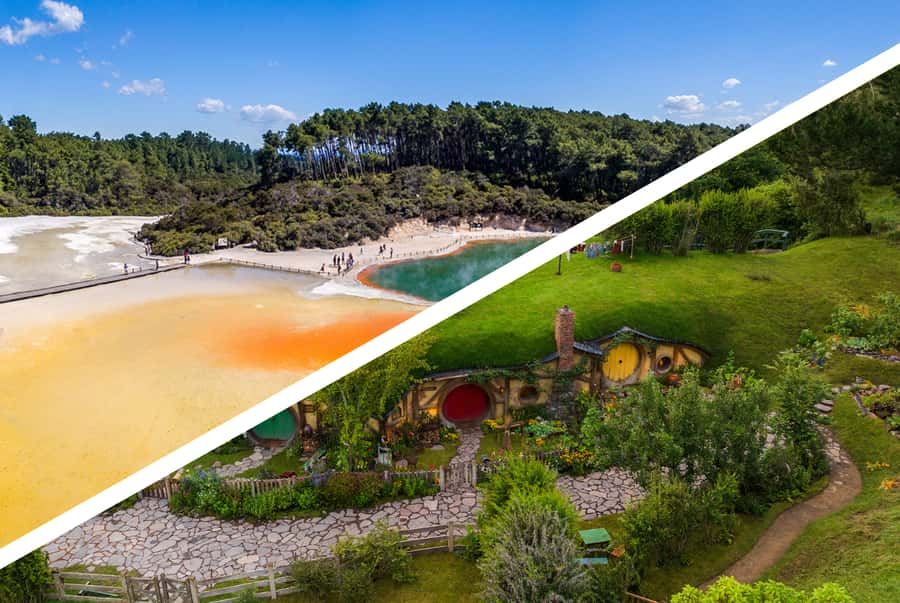 Auckland: Hobbiton, Rotorua and Wai-O-Tapu Day Tour - From Auckland pickup to Middle-earth: the day’s rhythm