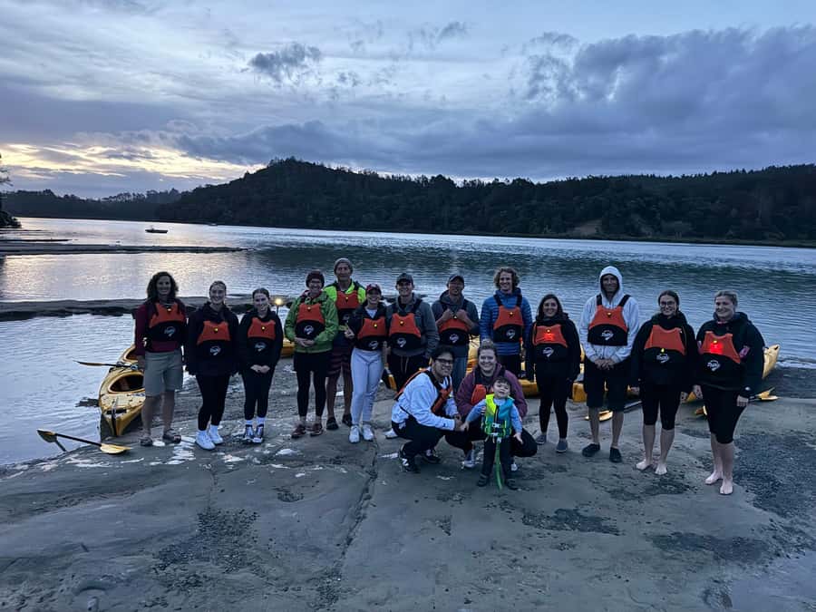 Auckland: Night Kayak Tour in Glowing Bioluminescent Waters - Guide teamwork in the dark: safety, pacing, and spotting glow