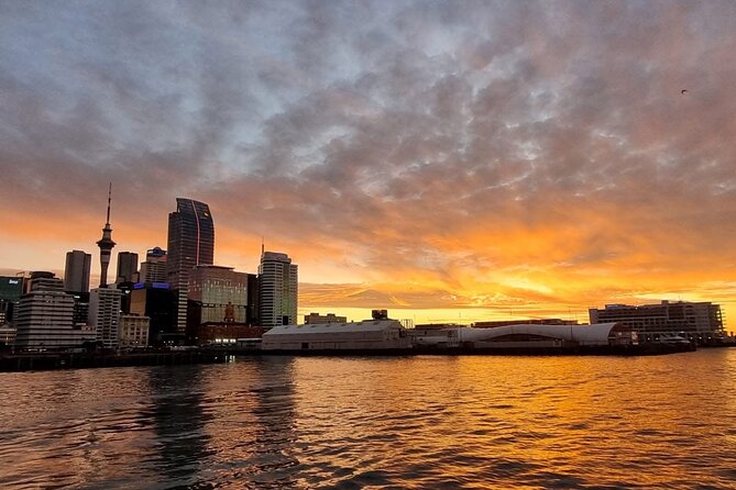 Auckland Sunset Harbour Cruise - Auckland Harbour Bridge at sunset: the moment you’re paying for