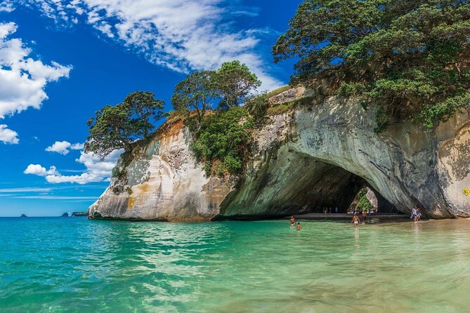 Cathedral Cove with the Lost Spring Hidden Spa - Whitianga stop: a quick township breather