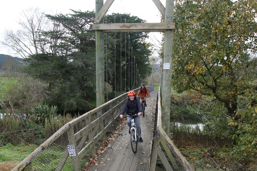 Full Day Ebike Tour - Karangahake Gorge NZ - Lunch at Waikino: home-baked NZ comfort plus time to reset