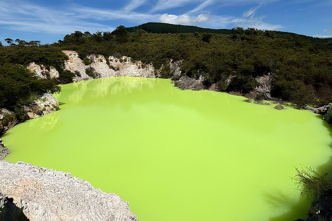 Private Tour WaiOtapu & Huka Falls & Blue springs from Auckland - Blue Spring near Putāruru: Clean Water with a Big National Role