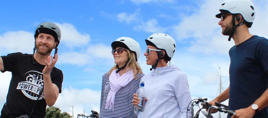The Classic: Discover Amazing Auckland on an Electric Bike - Wynyard Quarter to Westhaven: Waterfront Views and the Harbor Bridge Close-Up