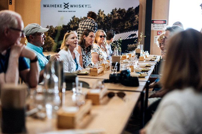 Waiheke 'FLAVOURS' of lunch Wine Oil Beer Spirits max 11 clients - Price and logistics for a $173.14 day