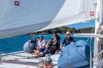 Waiheke Island: Gulf Marine Park Sailing Adventure & Lunch - Getting started at Matiatia Wharf and setting the tone
