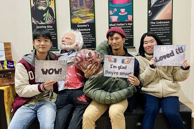 Zombie Bite Escape Room Experiences - Puzzle challenge level: fun brain work, not random pain